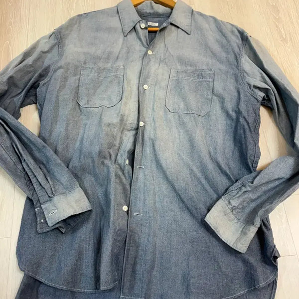 [BUNJANG] Pigbell Chambray Shirt / 피그벨 샴브레이셔츠
