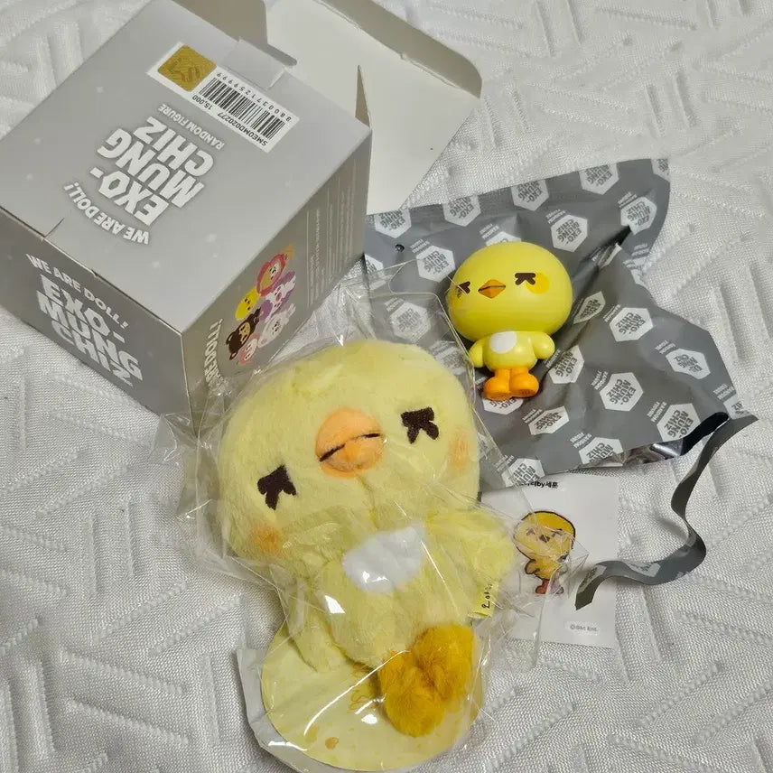 [BUNJANG] EXO Sehun Oari Doll + Figure + Ttibu Seal Bundle Set / EXO 세훈 오아리 인형+피규어+띠부씰 일괄