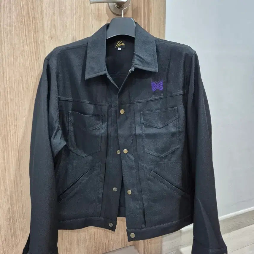 [BUNJANG] Needles Penny Jean Jacket Black L / 니들스 페니진 자켓(L) 블랙 판매