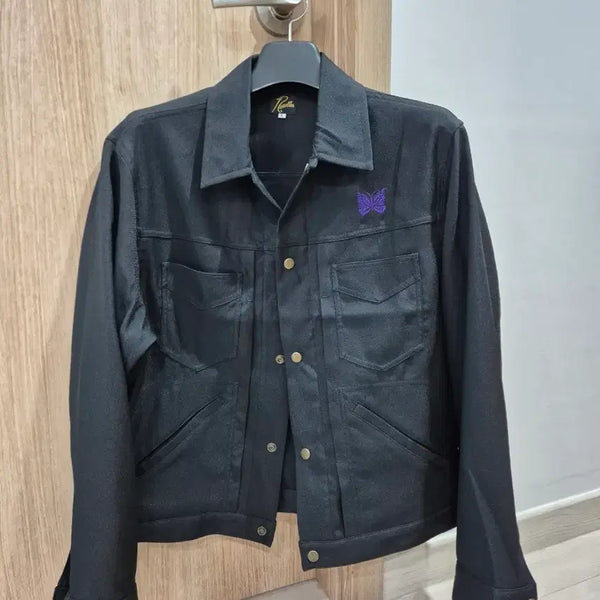 [BUNJANG] Needles Penny Jean Jacket Black L / 니들스 페니진 자켓(L) 블랙 판매