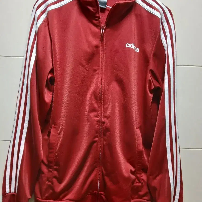 [BUNJANG] Adidas 3-Stripes Track Top Red L / 아디다스 삼선 트랙탑 레드L