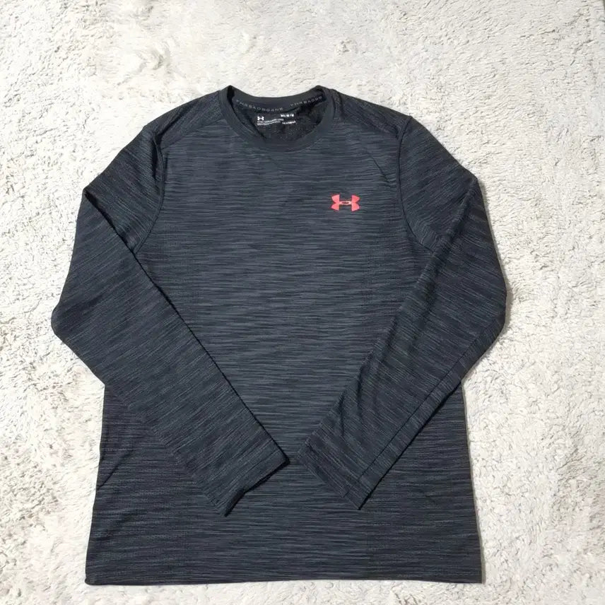[BUNJANG] Under Armour Long Sleeve Melange Grey T-Shirt / 언더아머 긴팔 M (310