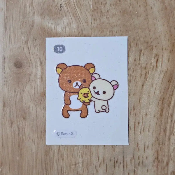 [BUNJANG] Rilakkuma 10 Tteokbochi Stickers / CU 리락쿠마 10번 띠부씰