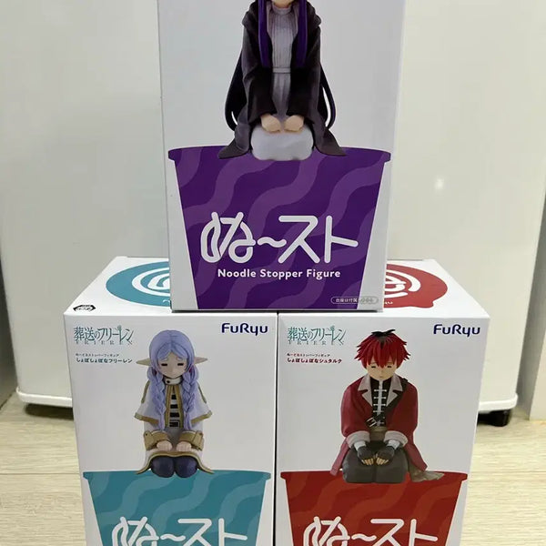 [BUNJANG] Frieren: Beyond Journey's End Noodle Stopper Figure Set (3 Types) / 장송의 프리렌 누들스토퍼 피규어 3종