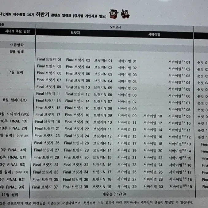 [BUNJANG] 2027 Era Talent Math Bridge N Practice Sets (5 Sessions) / 2027 시대인재 수학 브릿지n 5회분