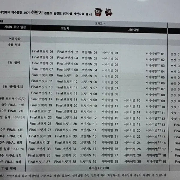 [BUNJANG] 2027 Era Talent Math Bridge N Practice Sets (5 Sessions) / 2027 시대인재 수학 브릿지n 5회분
