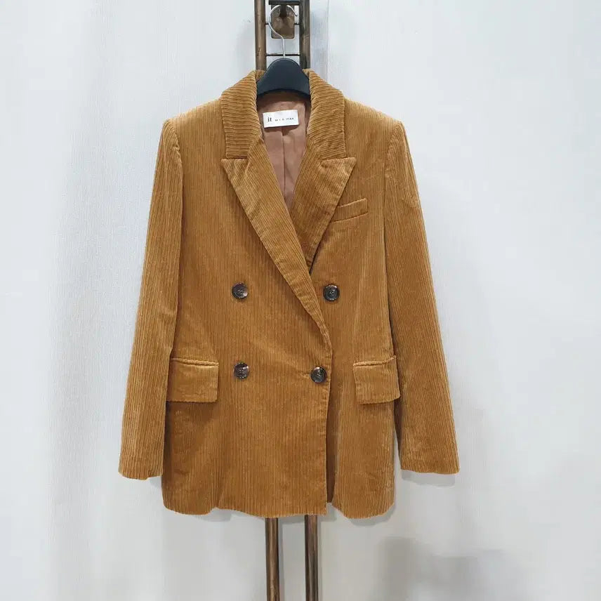 [BUNJANG] It Misha Camel Double Corduroy Jacket / (kk70329)잇미샤 카멜 더블 코듀로이 자켓 55