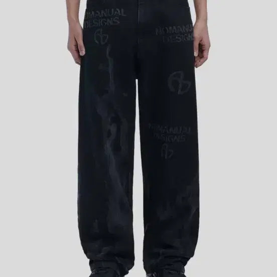 [BUNJANG] Nomaniuall Black Denim Pants / 노매뉴얼 데님팬츠 블랙