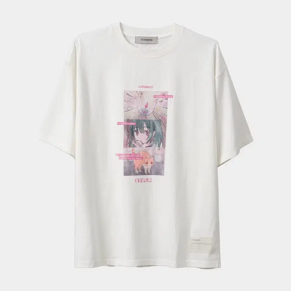 [BUNJANG] ZUTOMAYO Cream T-Shirt White M / 즛토마요 크림 티셔츠 White M