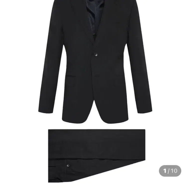 [BUNJANG] Parkland by Austin Reed Charcoal Grey Wool Blend Stretch Suit XL / 피크랜드오스틴리드 차콜 그레이 모혼방 스트레치 수트 Xl