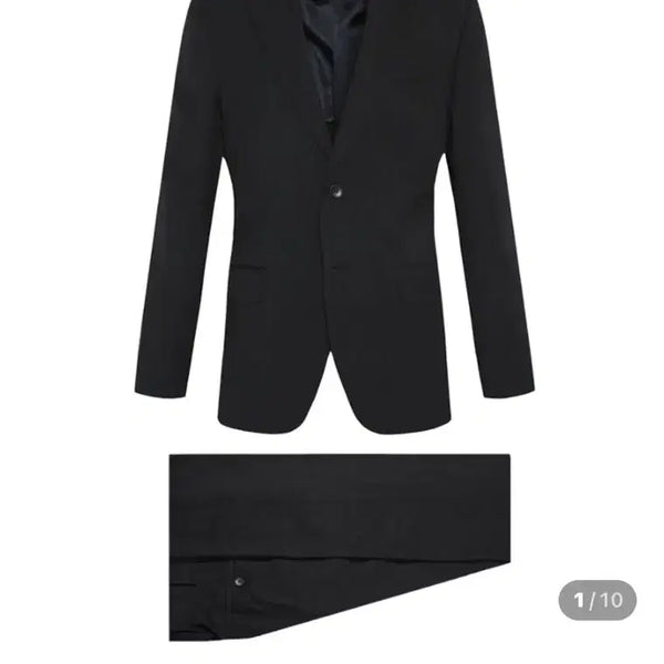 [BUNJANG] Parkland by Austin Reed Charcoal Grey Wool Blend Stretch Suit XL / 피크랜드오스틴리드 차콜 그레이 모혼방 스트레치 수트 Xl