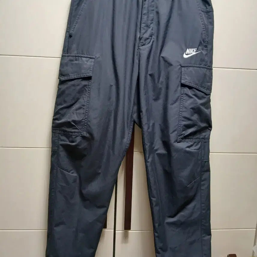 [BUNJANG] Nike Cargo Pants Navy M (31-32 inch) / 나이키 카고 바지 네이비M31~32인치춘추용