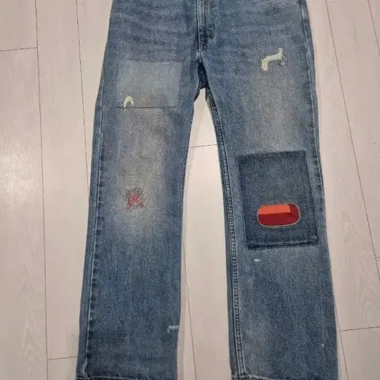 [BUNJANG] Levi's LVC 630 "Swansong" Patchwork Jeans (Size 32) / 리바이스 LVC 630 스완송 32