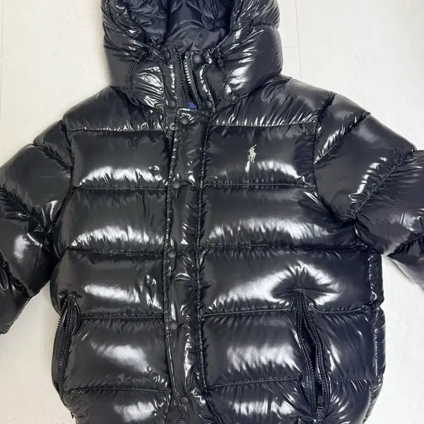 [BUNJANG] Polo Ralph Lauren Men's Black Glossy Puffer Jacket XL / 폴로 랄프로렌 남성 블랙 유광 패딩 XL (네고가능)