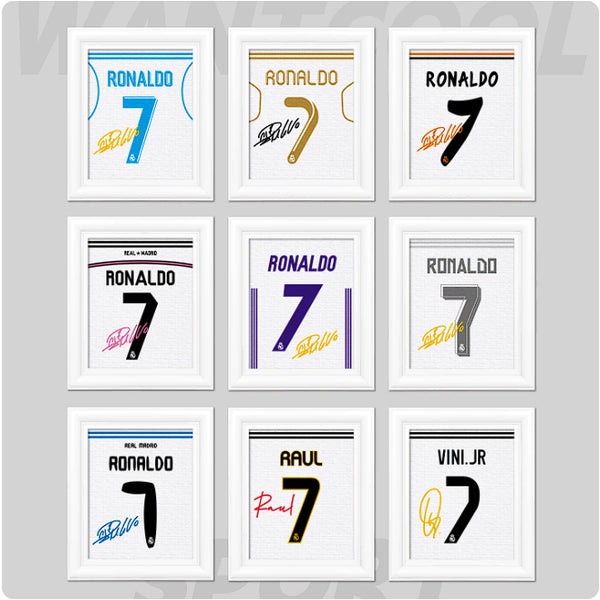 [BUNJANG] Real Madrid Signed Jersey Magnet / 레알마드리드 선수 싸인 유니폼 마그넷