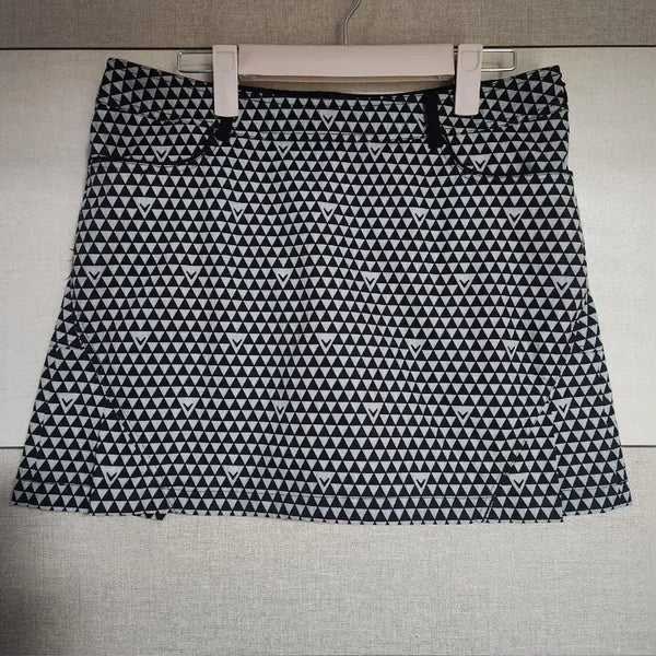 [BUNJANG] Callaway Women's Golf Skirt Black & White Size 70 / 캘러웨이 여성 골프 스커트 70 블랙&화이트