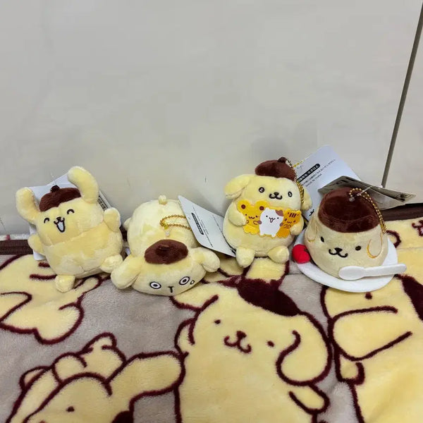 [BUNJANG] Pompompurin Mascot Bundle Set / 폼폼푸린 마스코트 4종 일괄
