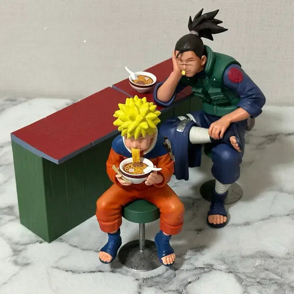 [BUNJANG] Naruto Iruka Ichiraku Ramen Figure Set (Opened) / 나루토 이루카 일락라멘 피규어 세트 개봉품 양도
