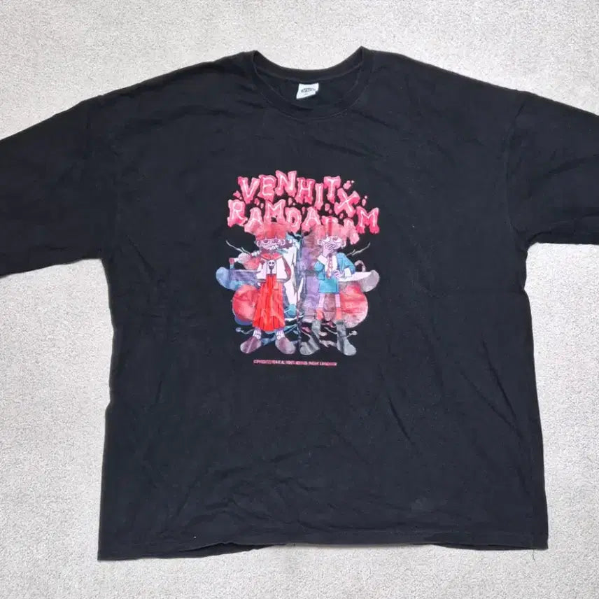 [BUNJANG] LambdaRam x Benhit Oversized Short-Sleeve T-Shirt Black 2XL / 람다람 벤힛 오버 숏슬리브 티셔츠 블랙 2XL