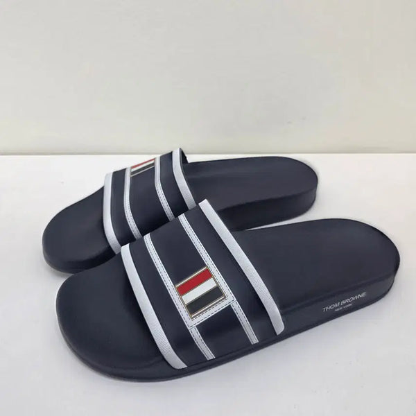 [BUNJANG] Thom Browne Rubber Terrycloth Sandals Size 43 / [중고] 톰브라운 샌들 러버 테리클로스 43 Size