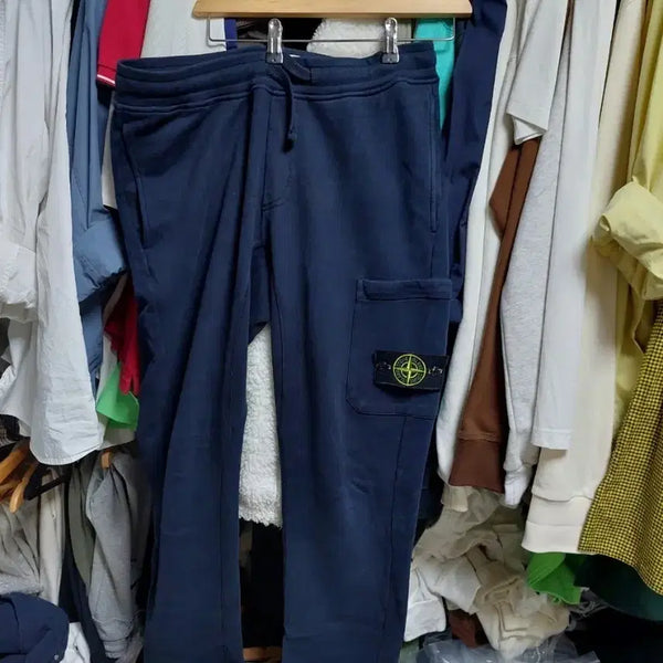 [BUNJANG] Stone Island Navy Cargo Jogger Pants Medium / 스톤아일랜드 네이비 카고 조거 팬츠 M 큐알정품완료