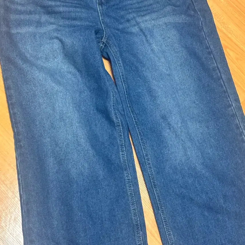 [BUNJANG] Remainsecond Vintage Cat Washing Wide Denim Pants Dark Blue / 리메인세컨드 빈티지 캣워싱 와이드 데님 팬츠 다크 블루