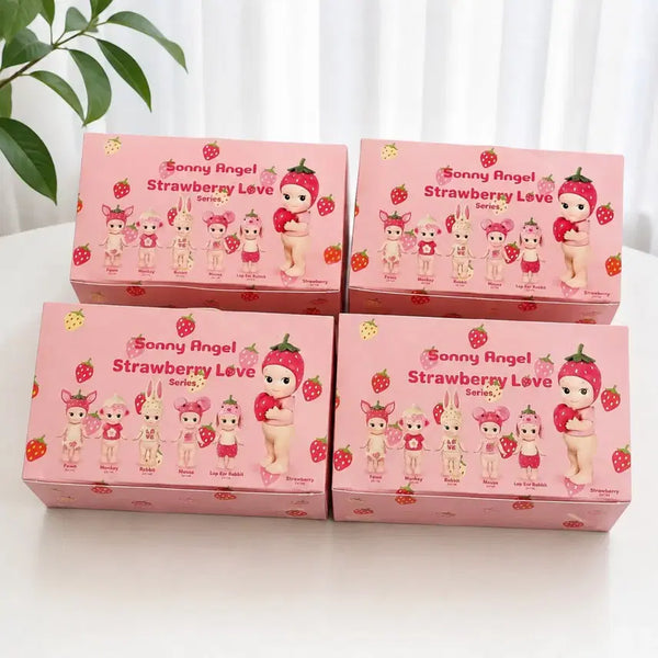 [BUNJANG] Sonny Angel Strawberry Love Series Figures Set / 소니엔젤 스트로베리 러브 6개 1세트