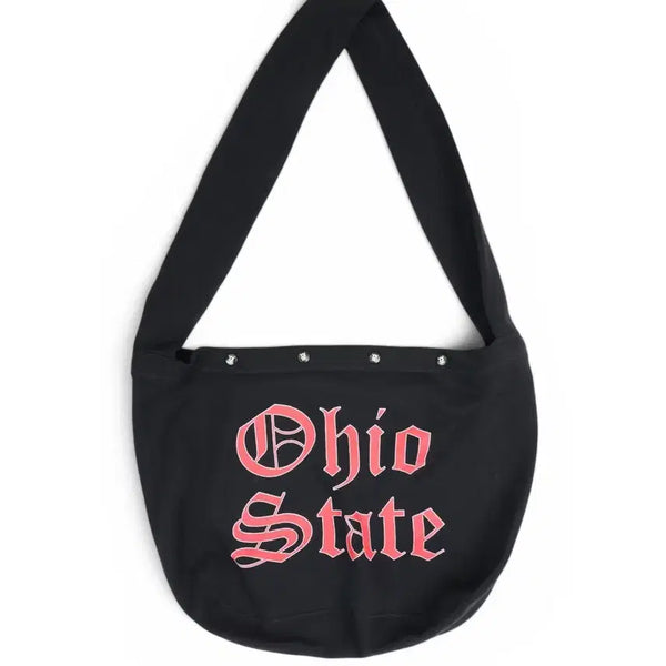 [BUNJANG] Yase 2-Way Sport Sweat Shoulder Bag Black / 야세 2WAY 스포츠 스웻 숄더백 블랙