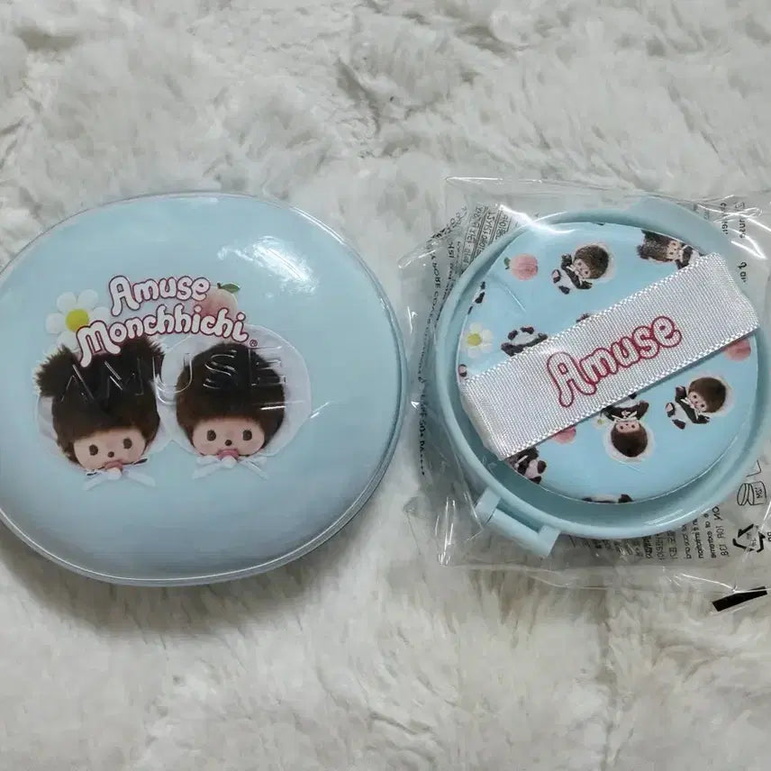 [BUNJANG] Amuse Monchhichi Cushion 01 Airy + Refill / Amuse Monchhichi 쿠션 01 에어리 + 리필