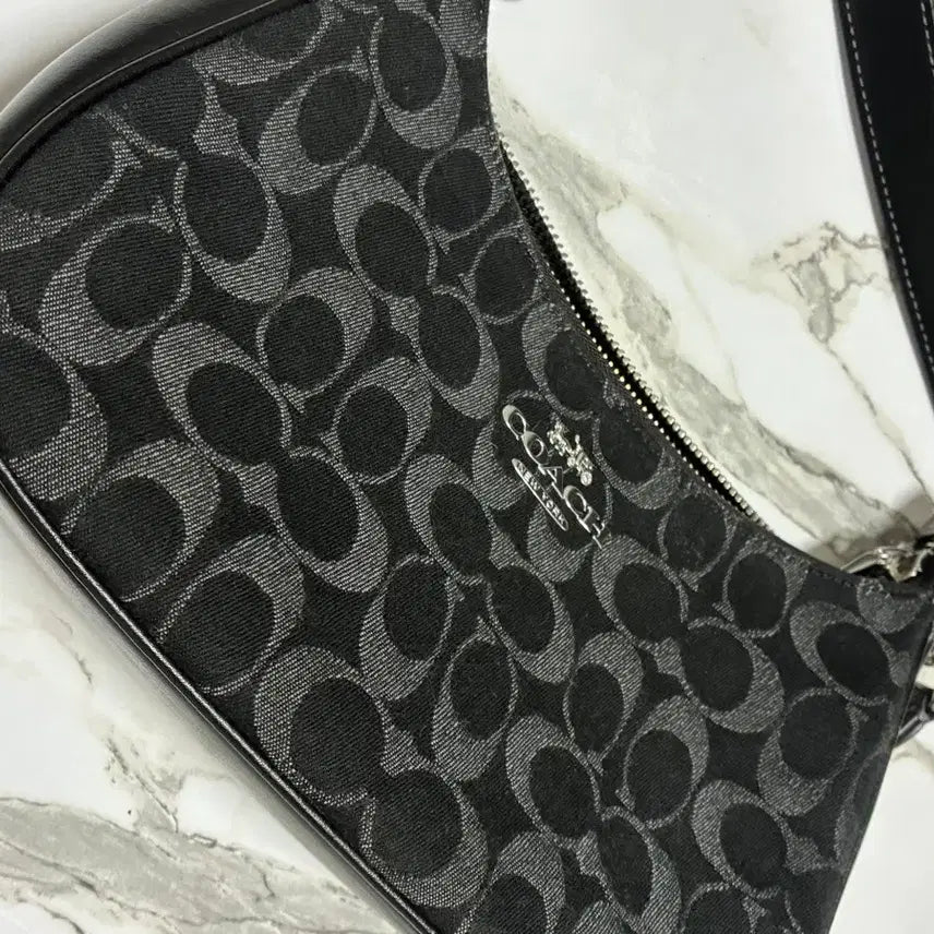 [BUNJANG] Coach Signature Pattern Women's Crossbody Bag / 코치 패턴 가방