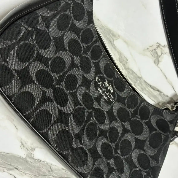 [BUNJANG] Coach Signature Pattern Women's Crossbody Bag / 코치 패턴 가방