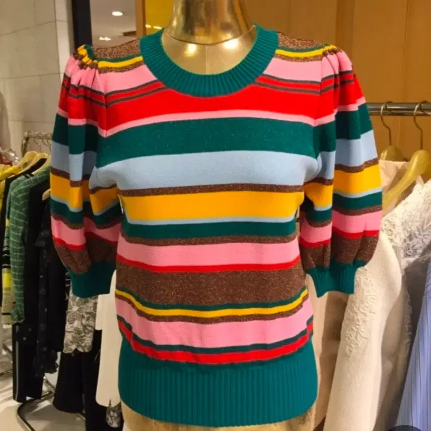 [BUNJANG] Egoist Multi Volume Knit Tee Size 55 / 55)에고이스트 멀티 볼륨 니트티