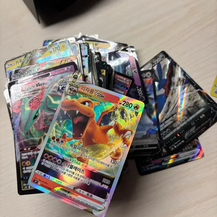 [BUNJANG] Pokemon Cards Charizard Bundle Set / 포켓몬 카드 리자몽 일괄