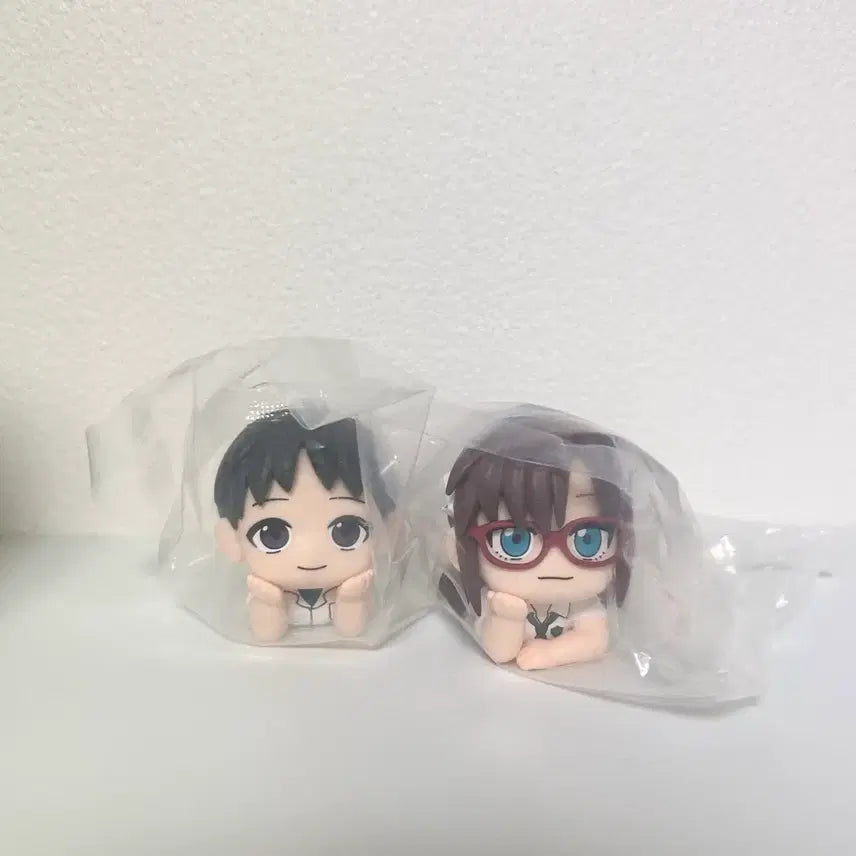 [BUNJANG] Evangelion Shinji Mari Rirakoro Mini Figures Bundle Set / 일괄)에반게리온 신지 마리 미니 피규어