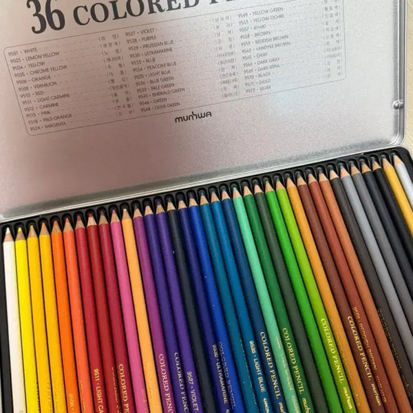 [BUNJANG] Colored Pencils 36-Color Set / 색연필 36색 세트