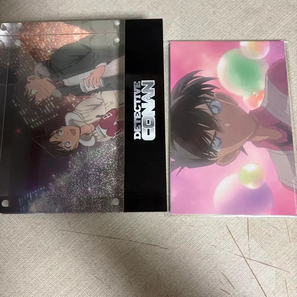 [BUNJANG] Detective Conan Postcard Acrylic Stand Set / [급전] 명탐정 코난 엽서 아크릴 스탠드