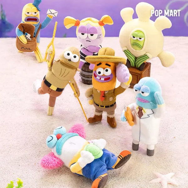 [BUNJANG] Pop Mart SpongeBob SquarePants Bikini Bottom Friends Keychain Series 2 / [정품/미사용] 팝마트 스폰지밥 비키니 시티의 엉뚱한 친구들 키링 2