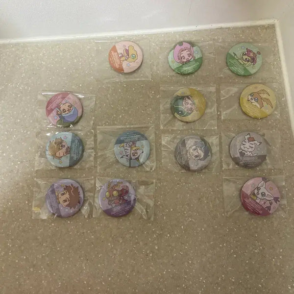 [BUNJANG] Digimon Adventure x Animate Cafe Collaboration Random Can Badge / 디지몬 어드벤처 애니메이트 콜라보 카페 랜덤 캔뱃지 팝니다.