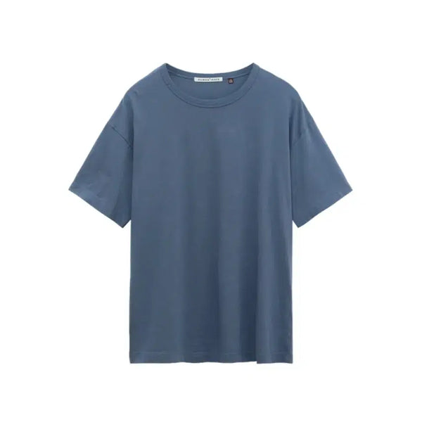 [BUNJANG] POLIUTERU Human Index Basic T-Shirt Light Blue / [4]폴리테루 휴먼인덱스 휴먼 베이시카 티셔츠 라이트 블루