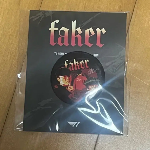 [BUNJANG] T1 Homeground Pin Button Faker / 티원 홈그라운드 핀버튼 페이커