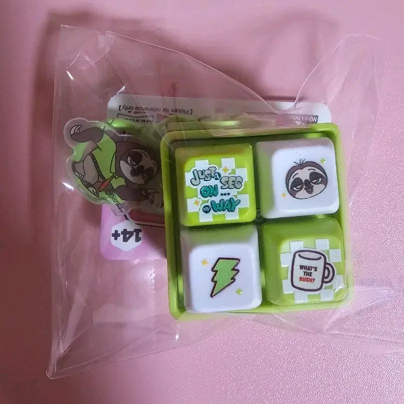 [BUNJANG] Zootopia Sloth Keycap Keyring / 주토피아 나무늘보 키캡 키링
