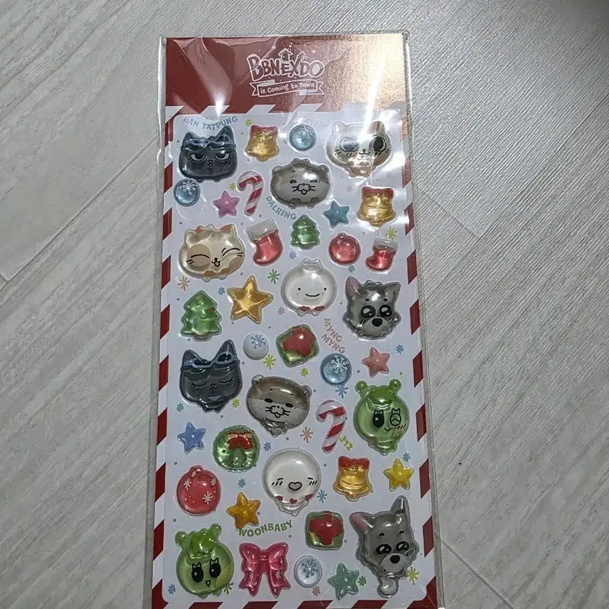 [BUNJANG] JYP ENT. NMIXX Embossed Sticker Set / 정가!!)쁘넥도 엠보 스티커