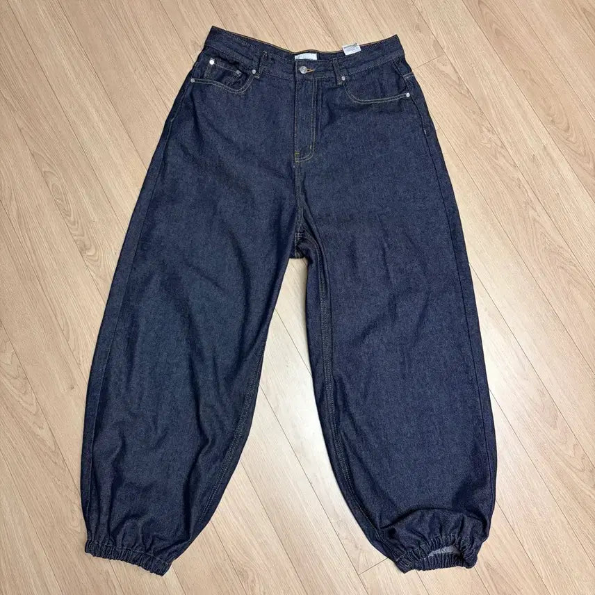[BUNJANG] Oversized Fit Denim Pants / 오버핏 데님팬츠 청바지 진청바지