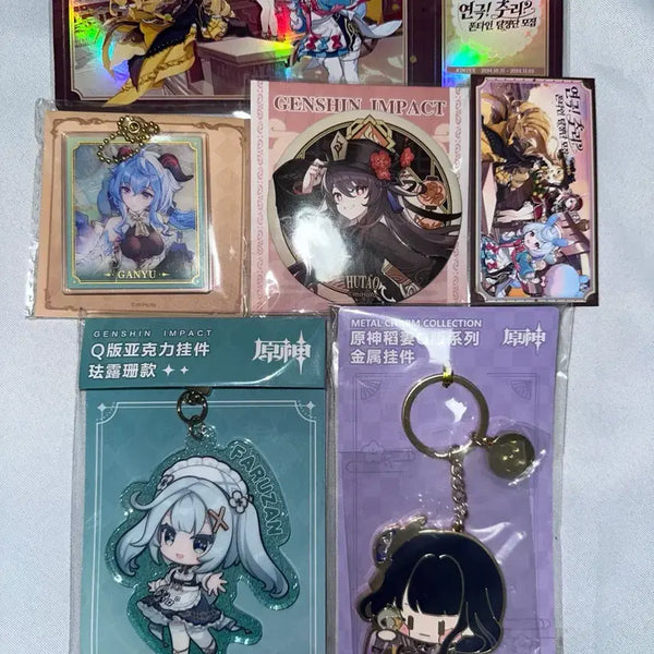 [BUNJANG] Genshin Impact Raiden Ei, Ganyu, Hu Tao, Faruzan Bundle Set / 원신 라이덴 감우 호두 파루잔 일괄