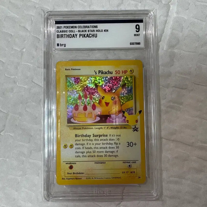 [BUNJANG] Pokémon Pikachu North American Celebration Classic Collection Black Star Holo #24 Card / 북미 생카츄  brg9