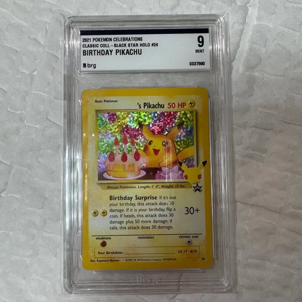 [BUNJANG] Pokémon Pikachu North American Celebration Classic Collection Black Star Holo #24 Card / 북미 생카츄  brg9