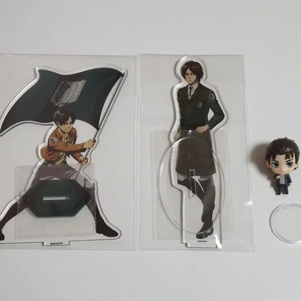 [BUNJANG] Attack on Titan Eren Tsutaya Acrylic Stand Bundle Set / 진격의 거인 에렌 깃발 츠타야 아크릴 스탠드 스탠딩 가챠 일괄