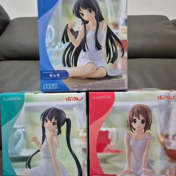 [BUNJANG] SEGA Yumemiruize K-ON! Figures (Yui, Mio, Azusa) - Bundle Set (Sealed) / 미개봉 일괄)) 세가 유메미라이즈 케이온 피규어 (유이 미오 아즈사)