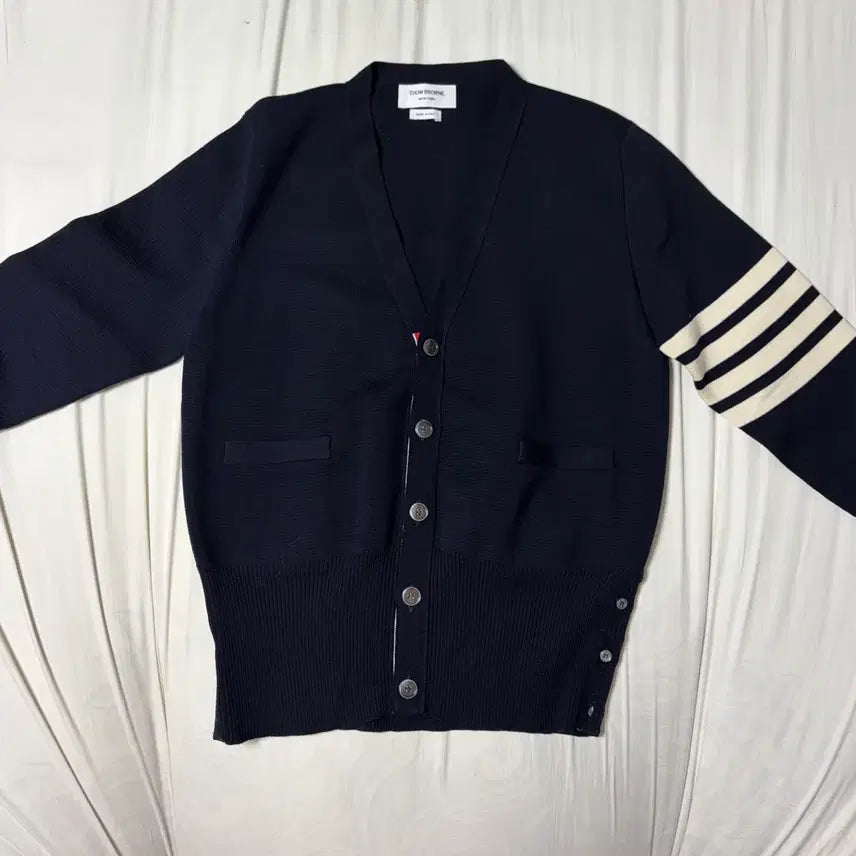 [BUNJANG] Thom Browne Milano Cardigan Size 2 (Korean Size 100) / 톰브라운 밀라노 가디건 4선완장 2사이즈 한국사이즈 기준:100