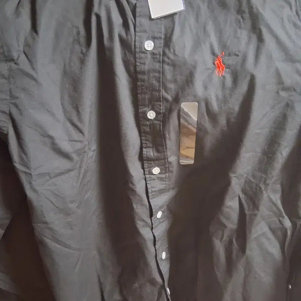 [BUNJANG] Polo Ralph Lauren Black Shirt M Size / 폴로 랄프로렌 셔츠 블랙